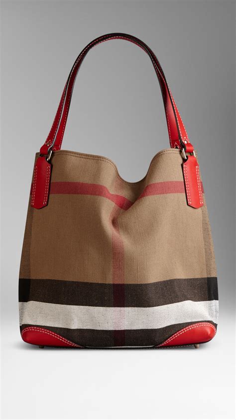 burberry bag women's|burberry checked canvas tote bag.